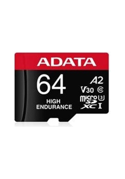 Adata 64 Gb High Endurance Microsdxc 4k U3 V30 A2 Hafıza Kartı Kdo