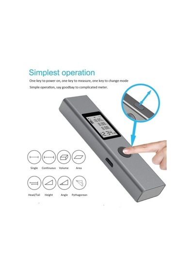 Xiaomi Atuman Ls-p 40m Lazer Mesafe Ölçer Lazermetre
