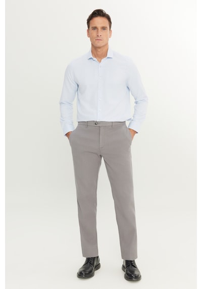 AC&Co / Altınyıldız Classics Erkek Grı Pamuklu Comfot Fit Rahat Kesim Yan Cepli Armürlü Casual Esnek Pantolon Gri AC&Co / Altınyıldız Classics Erkek Grı Pamuklu Comfot Fit Rahat Kesim Yan Cepli Armürlü Casual Esnek Pantolon Gri