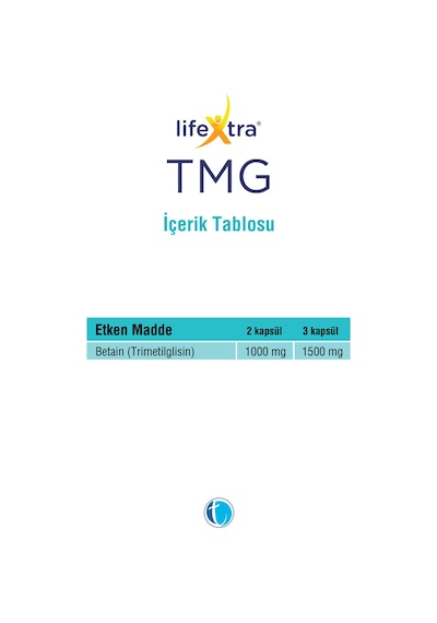 Lifextra Tmg Trimetilglisin 60 Kapsül