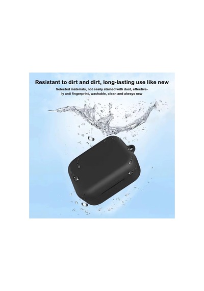 Ank3r Soundcore P41i Kılıf Askı Aparatlı Mat Silikon Lacivert