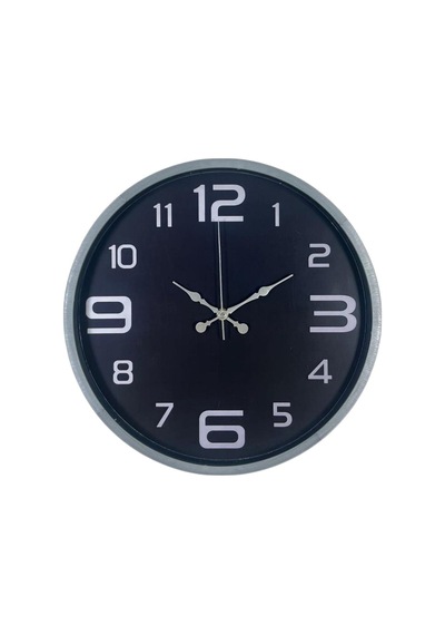 36 Cm Gri Dekoratif Duvar Saati Diğer 92425640
