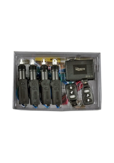 Carub 12V Merkezi Kilit Siyah Kemerli Kumandalı BR4600469