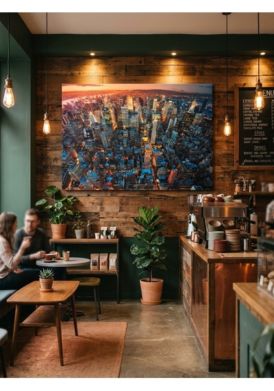 Tablo 60x90 Cm Büyük Boy Kafe Ve Salon Hediyelik Duvar Aksesuarı 2. Model