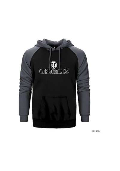 World Of Tanks Logo 2 Sarı Renk Reglan Kol Sweatshirt / Hoodie