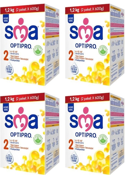 Sma Optipro 2 Devam Sütü 1200 G 4 Adet