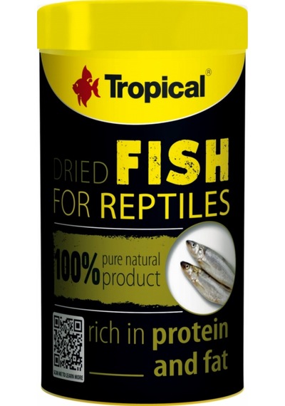 Tropical Dried Fish For Reptiles 100 Ml 15 Gr Kurutulmuş Balık