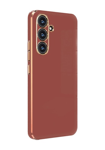 Samsung Galaxy  Uyumlu,  A24 4g Kılıf Volet Silikon - Kırmızı