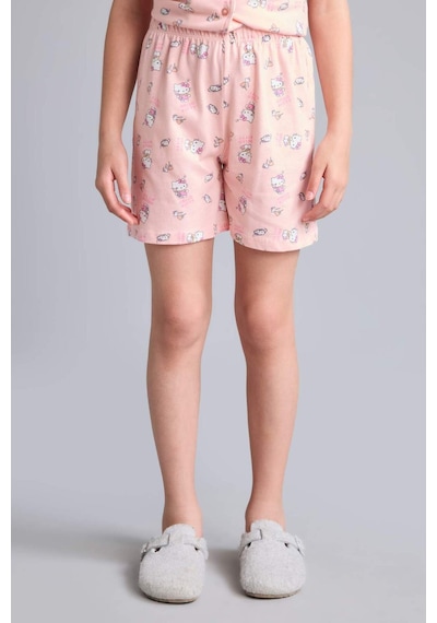 Defacto Hello Kitty Lisanslı Regular Fıt Desenli 2li Pijama Açık Pembe Takımı Kız Çocuk H2765a826sppn125 Pembe-pn125