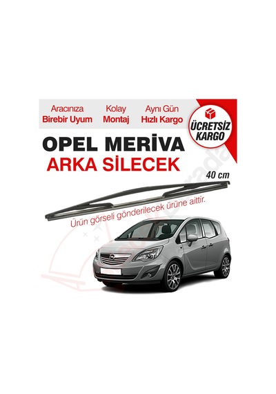 Opel Meriva Arka Silecek 2010-2013