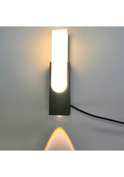 Cata 10w Hawai Led Aplik 950lm 3200k - Gün Işığı Ct-7067 Siyah