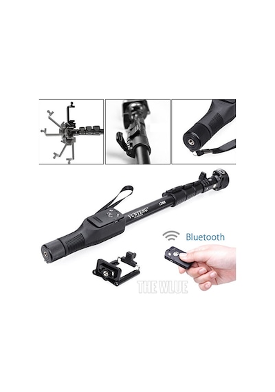 Bluetooth Kumandalı Profesyonel Selfie Çubuğu Monopod 125cm