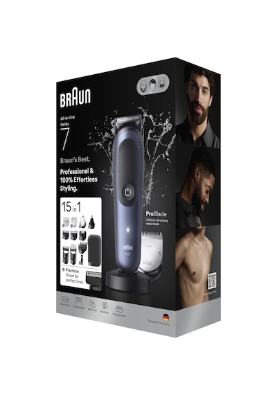 Braun Hepsi Bir Arada Series 7, 15'i 1 Arada Tıraş Kiti, Problade, Autosense, Aıo7580