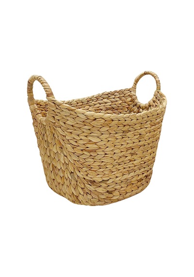 Koçtaş Su Sumbülü Oval Dekoratif Sepet 42x36x36 Cm Çok Renkli