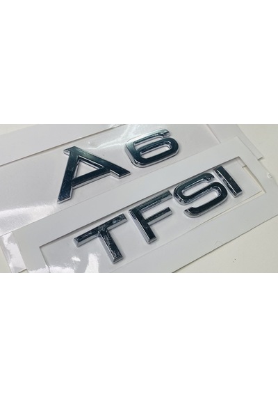 A6 Audi 2013 - 2021 Tfsi Arka Bagaj Yazısı Set