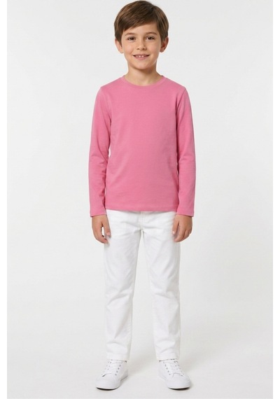 Kiagu Erkek Çocuk Uzun Kollu Basic Düz Tişört %100 Pamuk Bisiklet Yaka T-shirt 2-13 Yaş Pembe Kiagu Erkek Çocuk Uzun Kollu Basic Düz Tişört %100 Pamuk Bisiklet Yaka T-shirt 2-13 Yaş Pembe