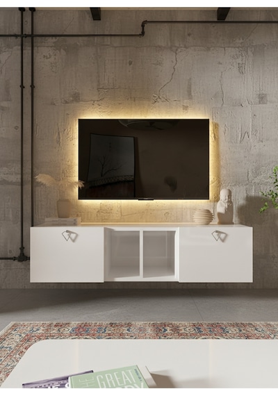 Resital Tv Ünitesi S1240-1 Beyaz Beyaz