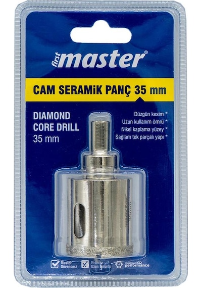 Master 530907 Cam Seramik Delme Panç 35 Mm