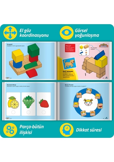 Adeda Dikkati Güçlendirme Seti Plus 3 Yaş