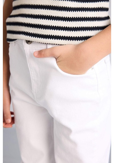 Defacto Straıght Fıt Jean Pantolon Erkek Çocuk B5616a826spwt34 Beyaz-wt34