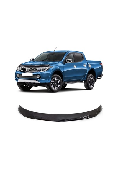 Mitsubishi L200 Kaput Rüzgarlığı 2015 Sonrası Parlak Siyah