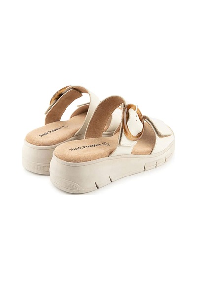 Hush Puppies Pigem 625207 Hakiki Deri Kadın Terlik Krem Krem
