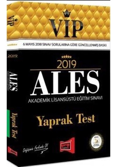 2019 Ales Vip Yaprak Test / Kolektif