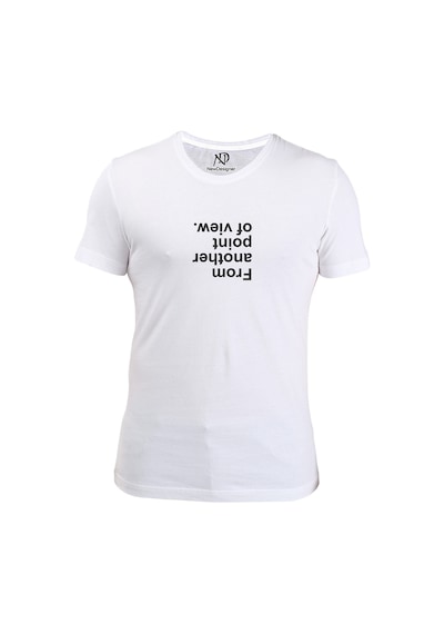 Erkek Bisiklet Yaka Gri Tshirt From Another 001