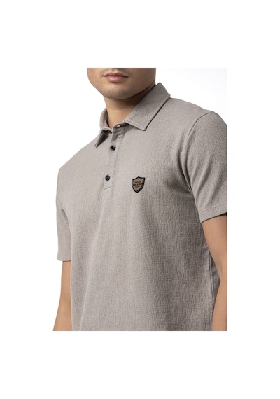 Cipo & Baxx Erkek Polo Yaka Regular Fit Kısa Kollu Pamuklu Tişört Ct825 Beıge