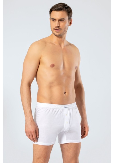 Cacharel Erkek Pamuk Modal Boxer 1204/beyaz