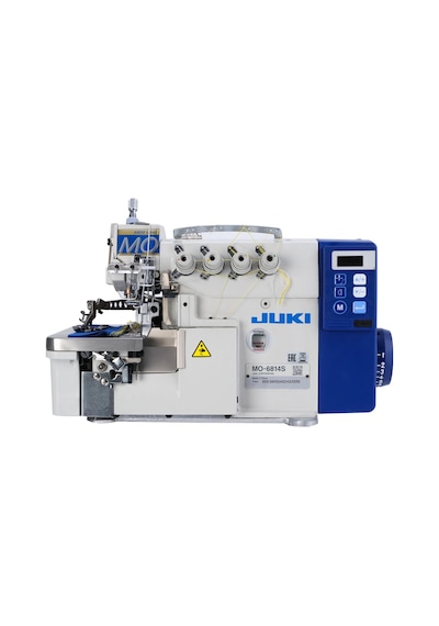 Juki Mo-6814s Kafadan Motorlu Full Otomatik 4 İplik Overlok Makinesi İplik Kesmeli Ayak Kaldırmalı