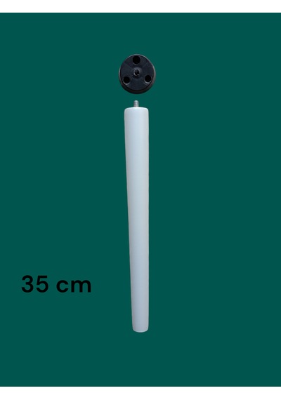 4 Adet Beyaz Boyalı Ahşap Konik 35 Cm Zigon,orta Sehpa,puf,komidi