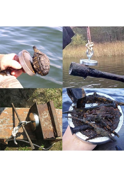 75Mm Neodyum Pot Magnet Fishing Çok Güçlü Kurtarma Mıknatısı