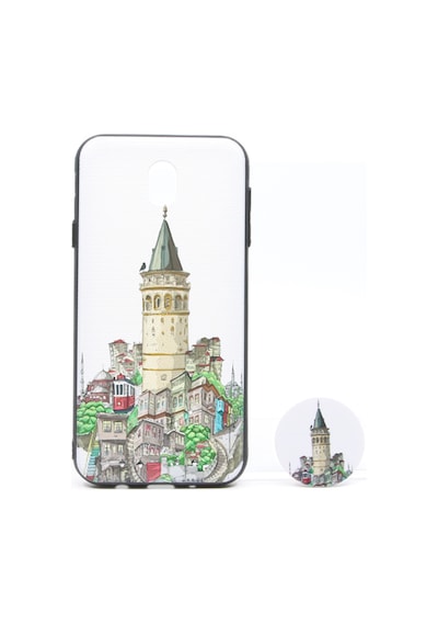 Nettech Samsung Galaxy J730 J7 Pro Uyumlu Desenli Popsocket Seri