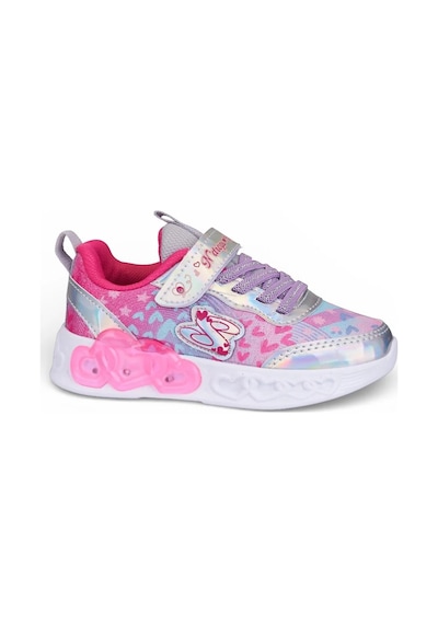 Tuğba Ortopedi 032 Kız Çocuk Okul Öncesi Işıklı Rahat Sneaker Fuşya