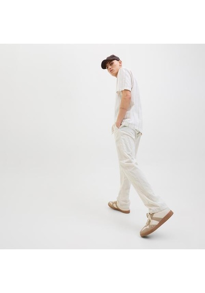 Jack&jones Jack Jones Pantolon Kane Summer Linen Blend Jogger Bej