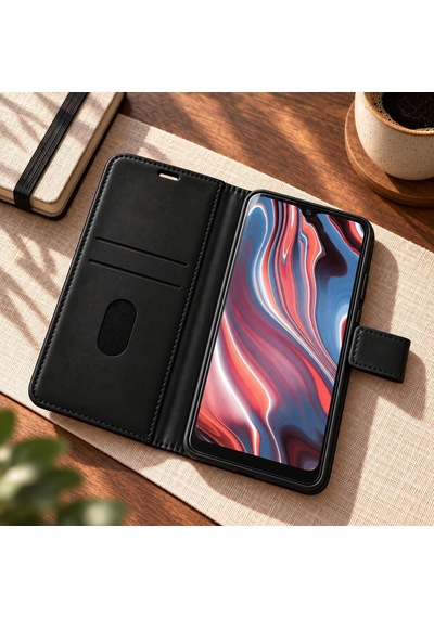Tr Constraın Reeder P13 Blue Max Lite İle Uyumlu Cüzdanlı Kartlıklı Standlı Kapaklı Suni Deri Telefon Kılıfı V