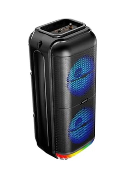 1800 Mah 6,5x2 Mikrofonlu Led Işıklı Bluetooth Hoparlör Bts-95