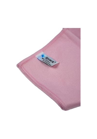 2 Adet Spark Kristal Mikrofiber Cam Silme Bezi Ve Genel Temizlik & Kurulama Bezi 40x40 Cm. Pembe