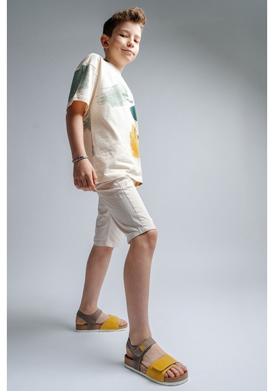 Mnpc Unisex Çocuk Gri-sarı Hakiki Deri Mantar Tabanlı Günlük Çocuk Sandalet 25y4s10047434 Gri-sarı Mnpc Unisex Çocuk Gri-sarı Hakiki Deri Mantar Tabanlı Günlük Çocuk Sandalet 25y4s10047434 Gri-sarı