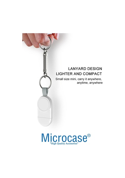 Microcase Apple Uyumlu  Watch Seri 6 44 Mm Anahtarlık Tipi Usb Şarj Aygıt