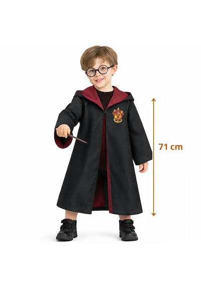 Go İthalat Harry Potter Çocuk Bebek Kostüm Seti Asa Gözlük Pelerin 71 Cm 2-4 Yaş