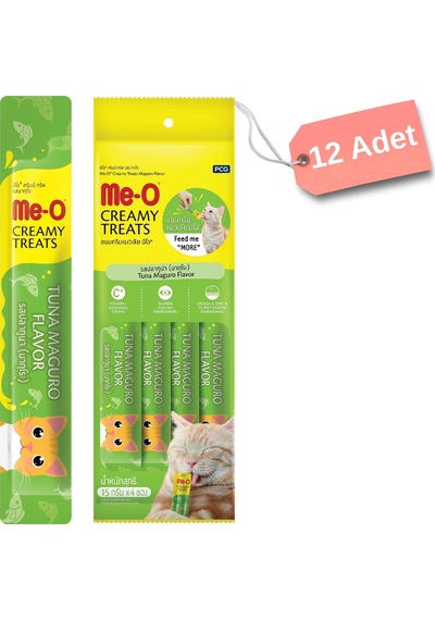Me-o Creamy Kedi Ödül Maması Yüzgeçli Orkinos Balığı 12'li 15 G