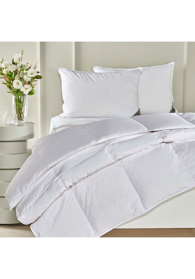 Linens Elegance Kaz Tüyü Çift Kişilik Yorgan Beyaz