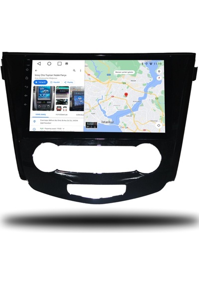 Oskodi Nissan Qashqai Android Carplay Multimedya 2014-2021 Manuel Klima 4gb Ram + 64gb Hafıza