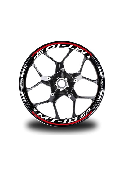 Kırmızı Yamaha Mt 10 Sp Jant Sticker Etiket