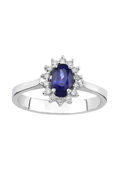 Pırlanta Safir Yüzük (215890366)