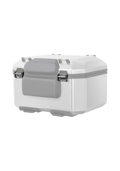 Tr48 Silver Motosiklet Arka Çanta 48 Litre Kapasiteli Top Case Motor Çanta Alümimyum Çok Renkli