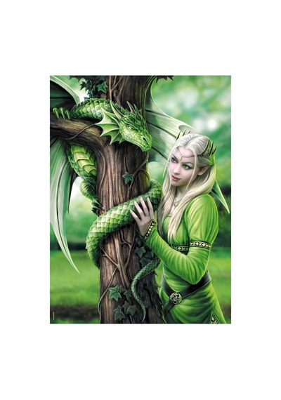 Clementoni Premium Canlı Renkli Kindred Spirits Anne Stokes Yetişkin Puzzle Yapboz 1000 Parça