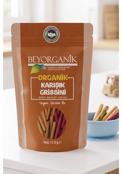 Organik Karışık Grissini 120 G